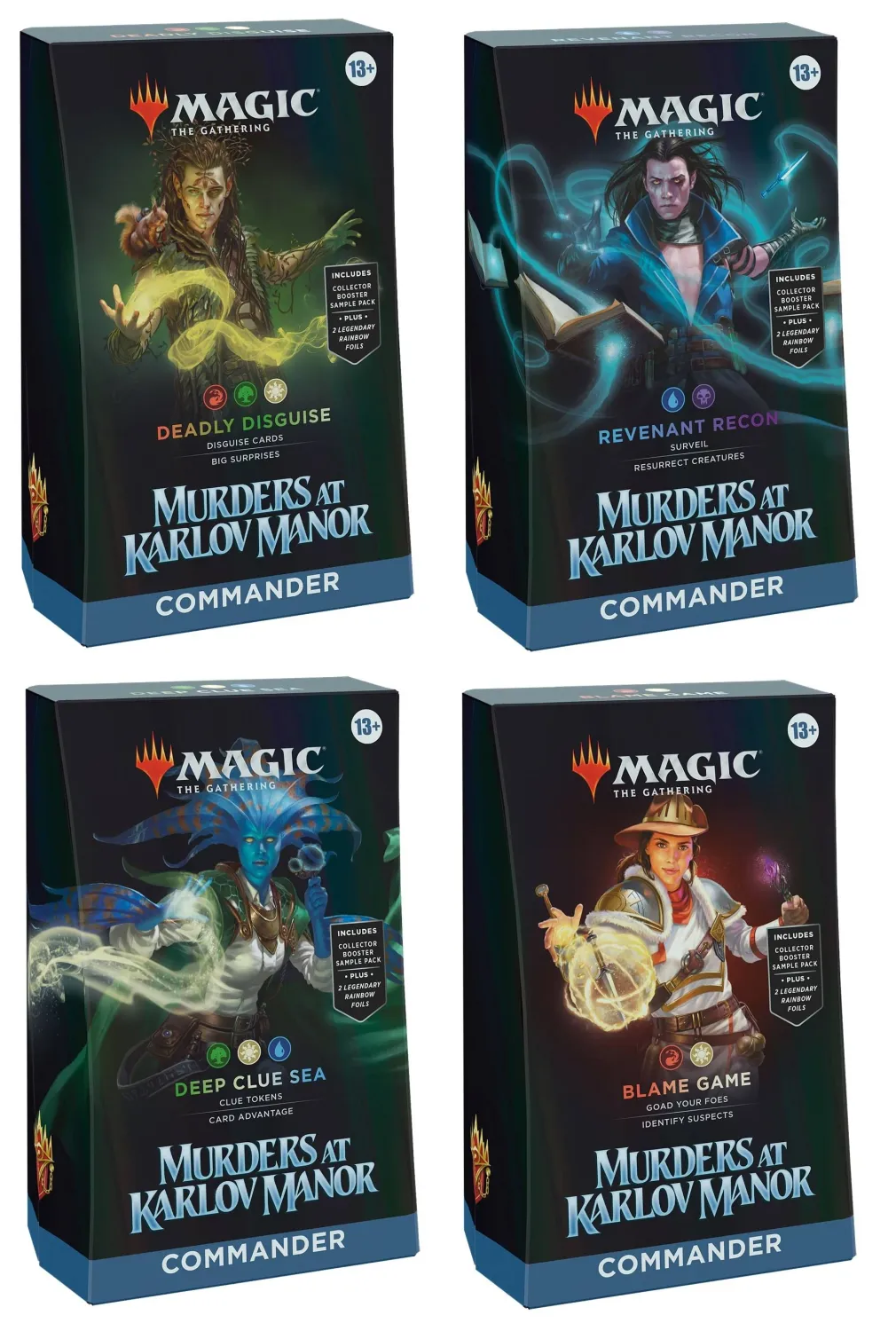 Magic: The Gathering – Murders at Karlov Manor Commander Decks