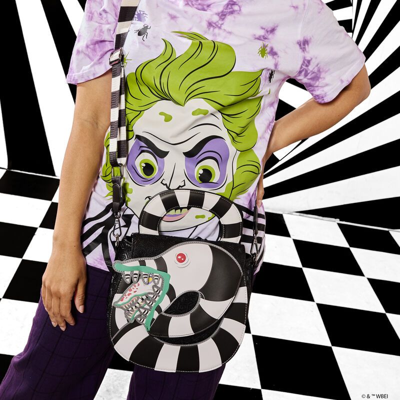 Loungefly Beetlejuice Sandworm Crossbody Bag