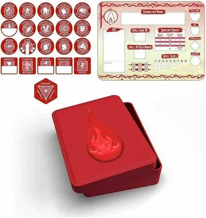 D&amp;D TOKEN SET SORCERER