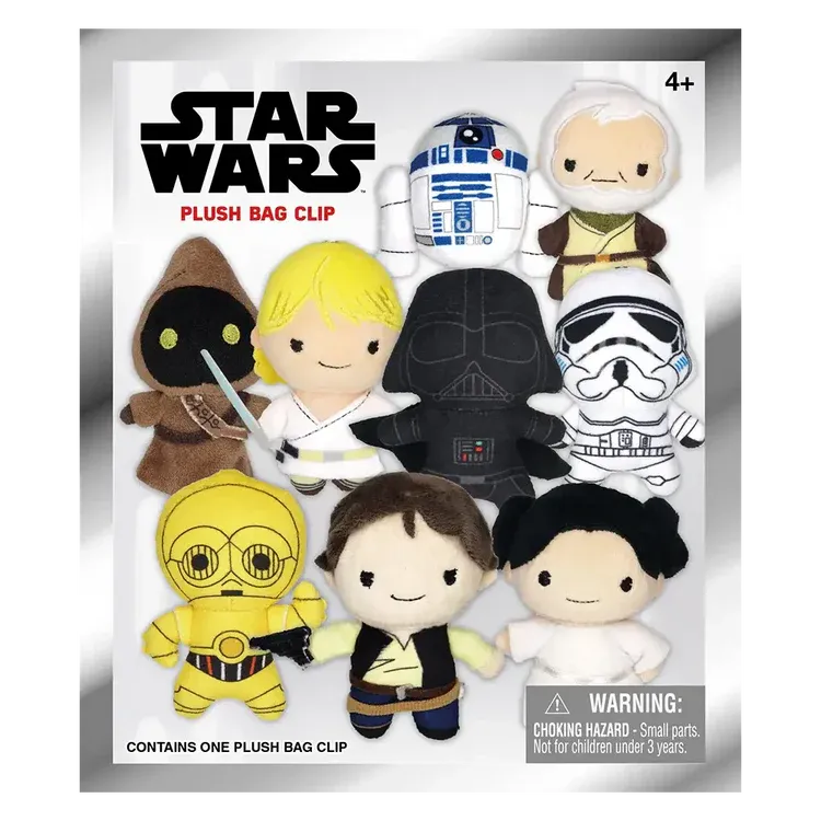 Plush Bag Clips Star Wars Classics