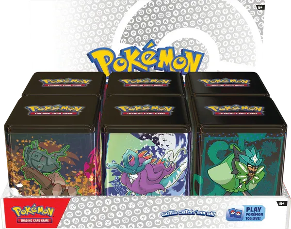 Pokémon 2025 Q1 Stacking Tins