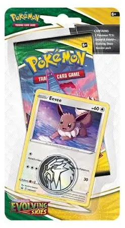 Pokémon SWSH07 Evolving Skies Checklane Blister