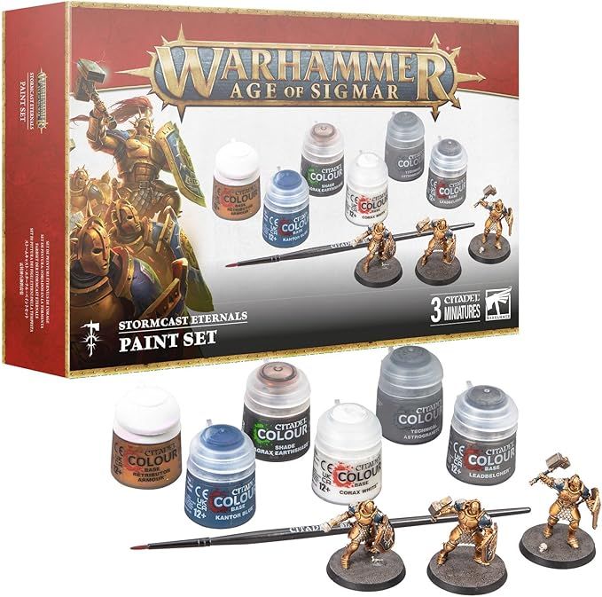 Age of Sigmar Stormcast + Paint set