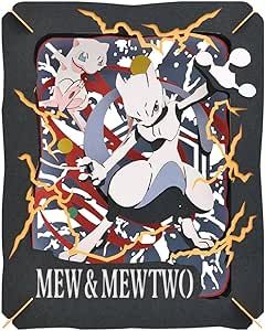 Ensky Paper Theater Pokemon Mew/Mewtwo