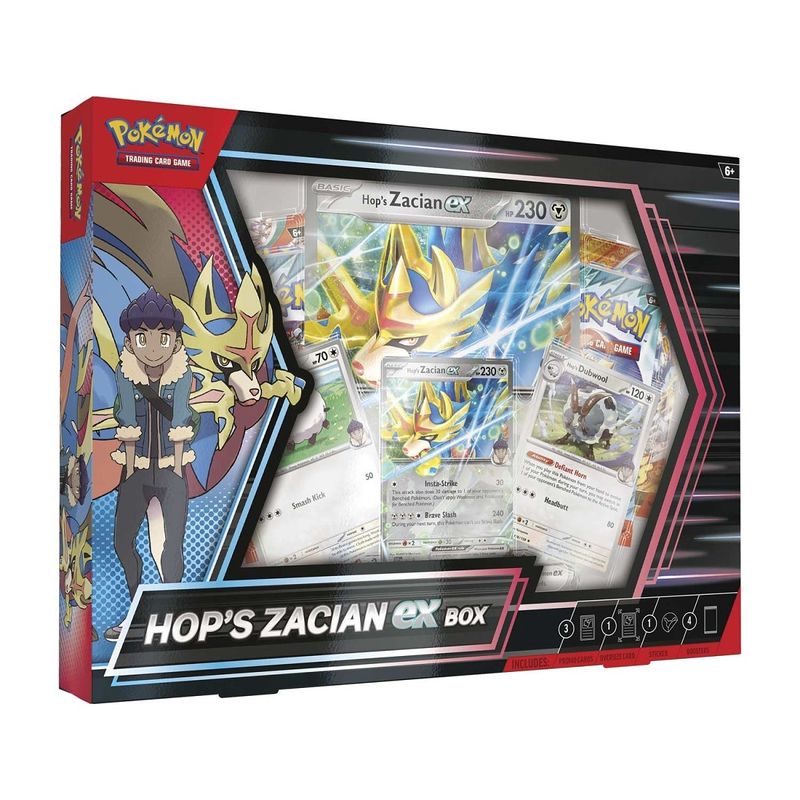 Pokemon Hop's Zacian ex Box