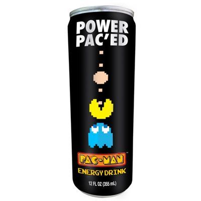 Pac Man Power Pac'ed energy drink