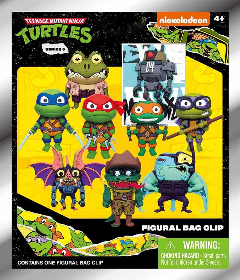 3D Foam Bag Clip TMNT Classic Series 5