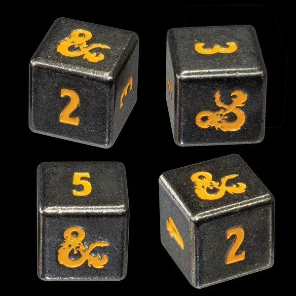Dungeons &amp; Dragons Heavy Metal 4D6 Dice Set