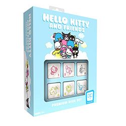 Dice Set Premium 6pc Hello Kitty &amp; Friends