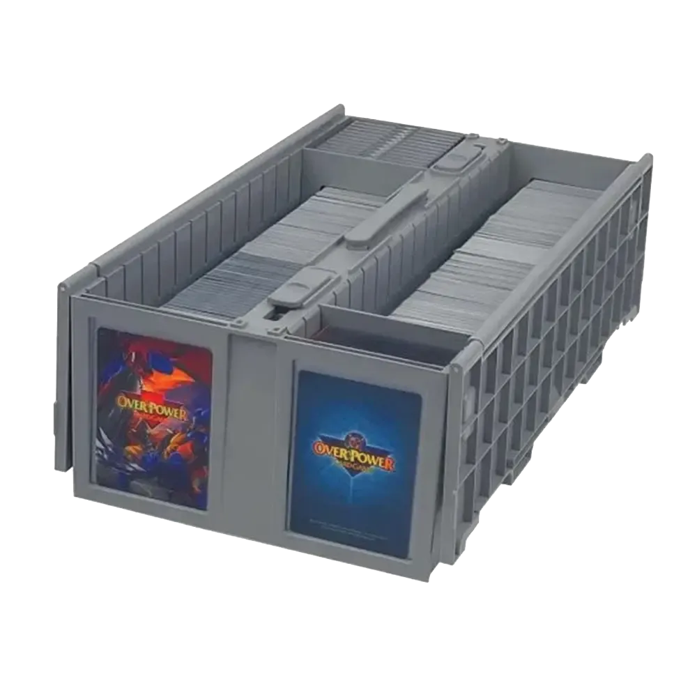 1,600CT Collectible Plastic Card Bin Grey