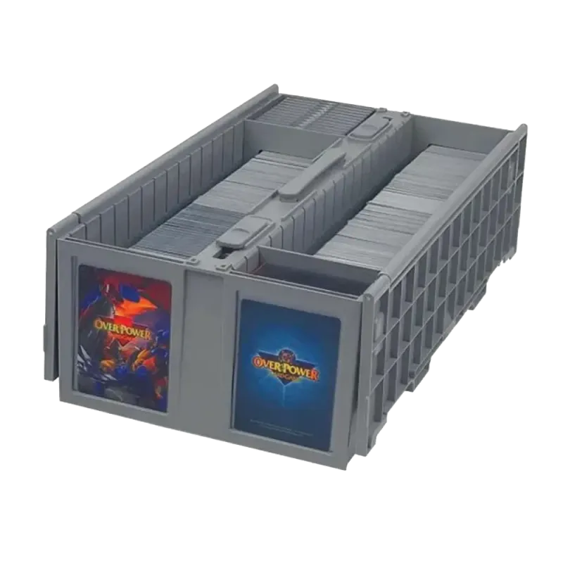 1,600CT Collectible Plastic Card Bin Grey