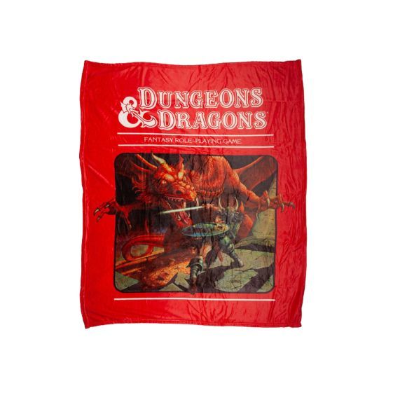 DUNGEONS AND DRAGONS - Original Cover Digital Print Throw