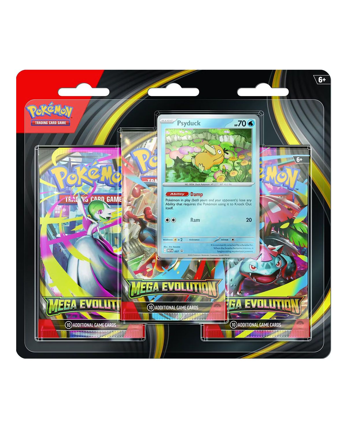 Pokémon ME01 Mega Evolutions 3-Pack Blister