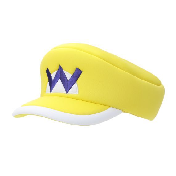 SUPER MARIO BROS - Wario W Cap Embroider Patch Yellow