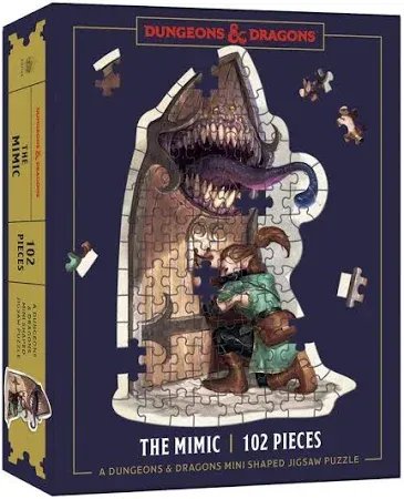 DND Mini Shaped Jigsaw Puzzle The Mimic Edition
