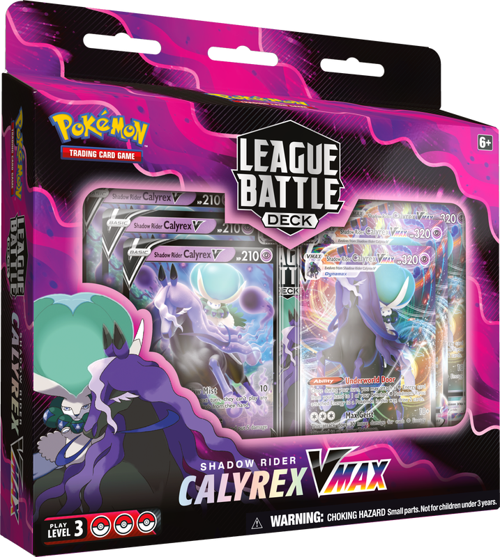 Pokémon Cards League Battle Deck: Ice Rider Calyrex VMAX, Edition: shadow rider