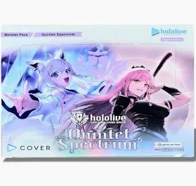 Hololive CG Quintet Spectrum Booster Pack Display