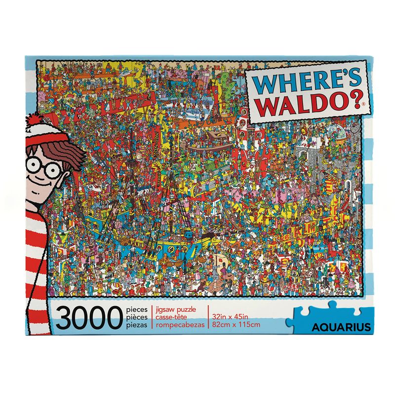 Aquarius Where's Waldo (3000 Piece Jigsaw Puzzle)