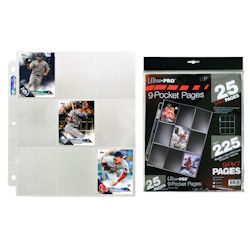 Pages 9 Pocket Silver 25 Pack