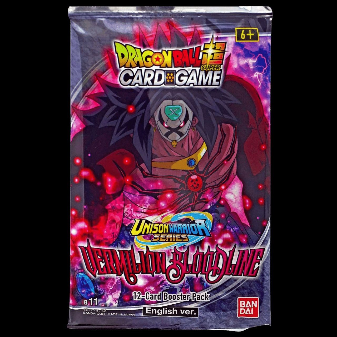 DBS 11 Unison Warriors 2 Vermillion 2nd Ed. Booster Pack