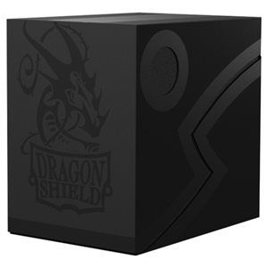Deck Box: Dragon Shield: Double Shell, Colour: Shadow Black / Black