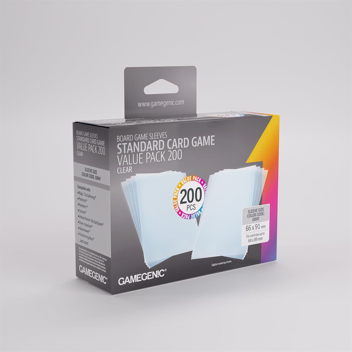 Sleeves: Gamegenic: Value Pack Standard Sleeves (200)