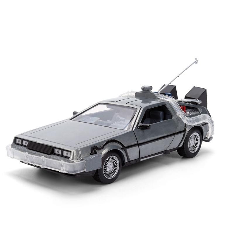 1:24 HWR DC Back To The Future Time Machine Silver