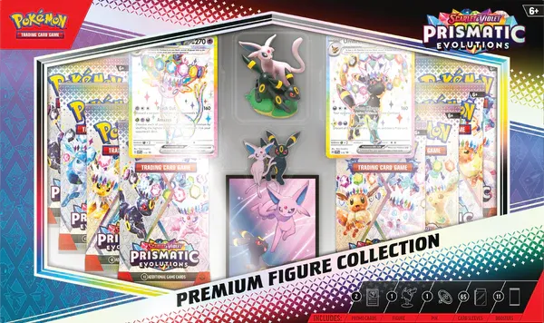 Pokémon Scarlet &amp; Violet—Prismatic Evolutions Premium Figure Collection