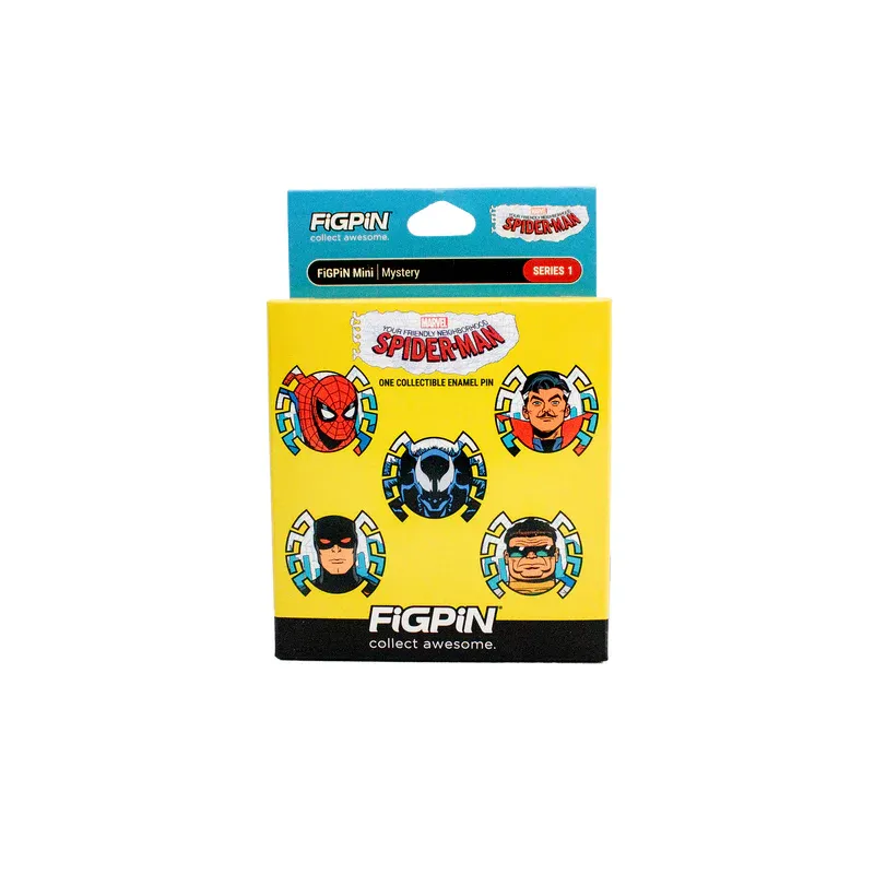 Figpin Your Friendly Neighborhood Spider-Man Series 1 Mystery Minis 10CT PDQ