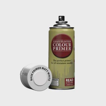 The Army Painter: Spray Colour Primer: Base Primer: Matte White, Colour: Matte White