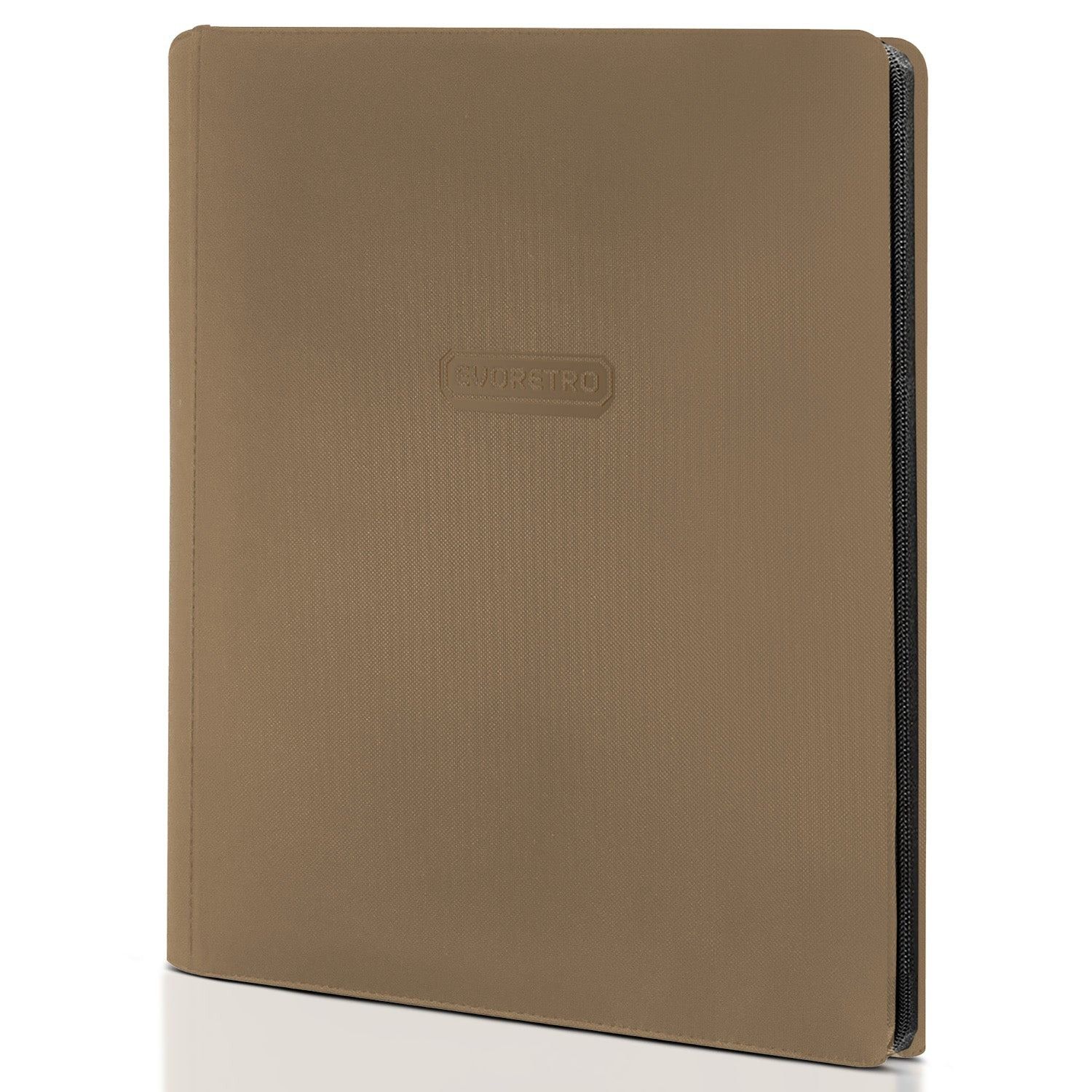 EVORETRO 9-Pocket Zip-Up Trading Card Binder for 360 cards, Colour: Brown