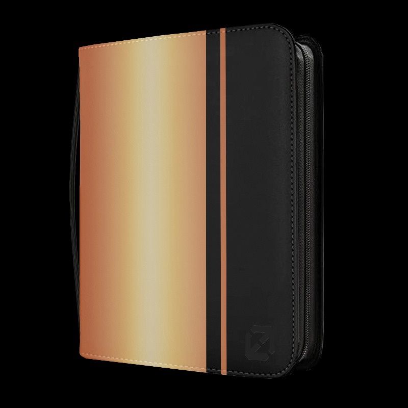 EVORETRO Shield+ Top Loader Binder 3x3 216 Card holder, Colour: Black-Gold