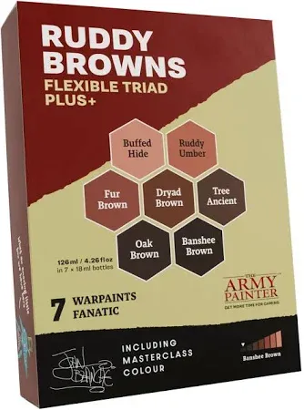The Army Painter: John Blanche: Flexible Triad Plus+, Colour: Ruddy Browns