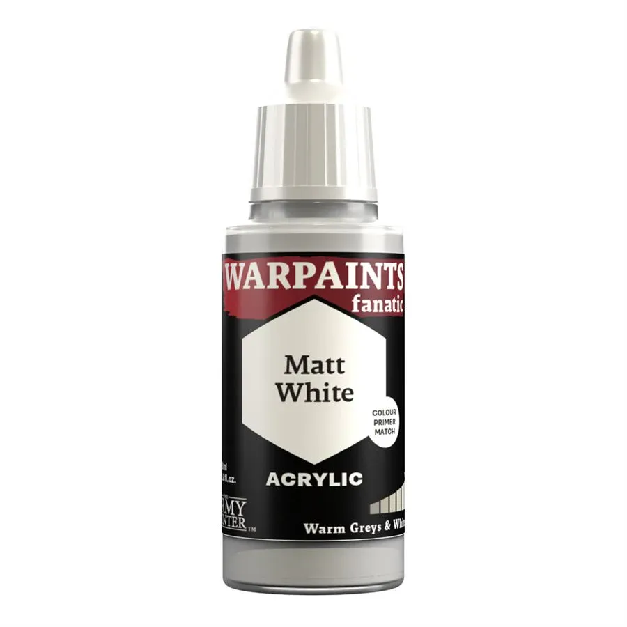 The Army Painter: Warpaints Fanatic: Matt, Colour: White