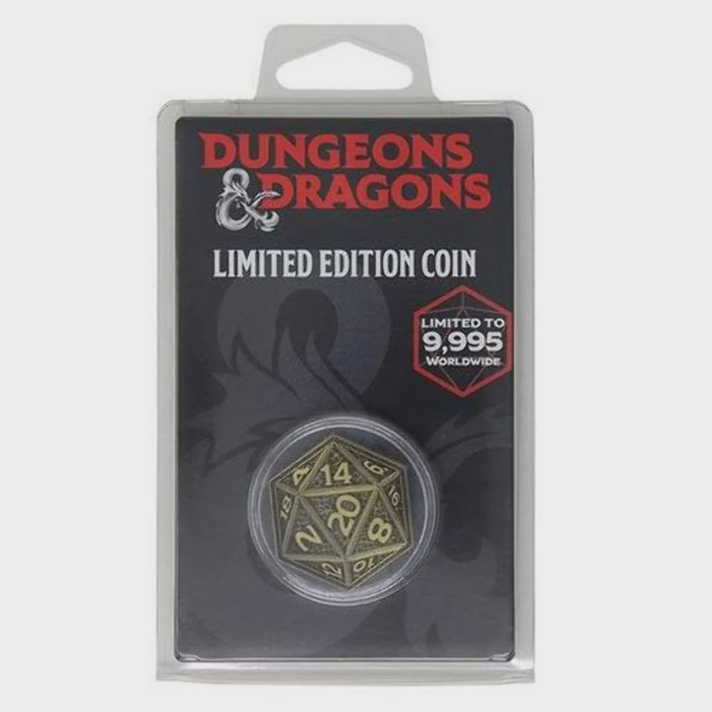 DND 20-Sided Die Limited Edition Collector Coin