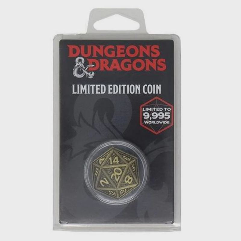 DND 20-Sided Die Limited Edition Collector Coin