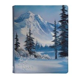 UP Zip Binder Pro 9PKT Bob Ross Winter Paradise