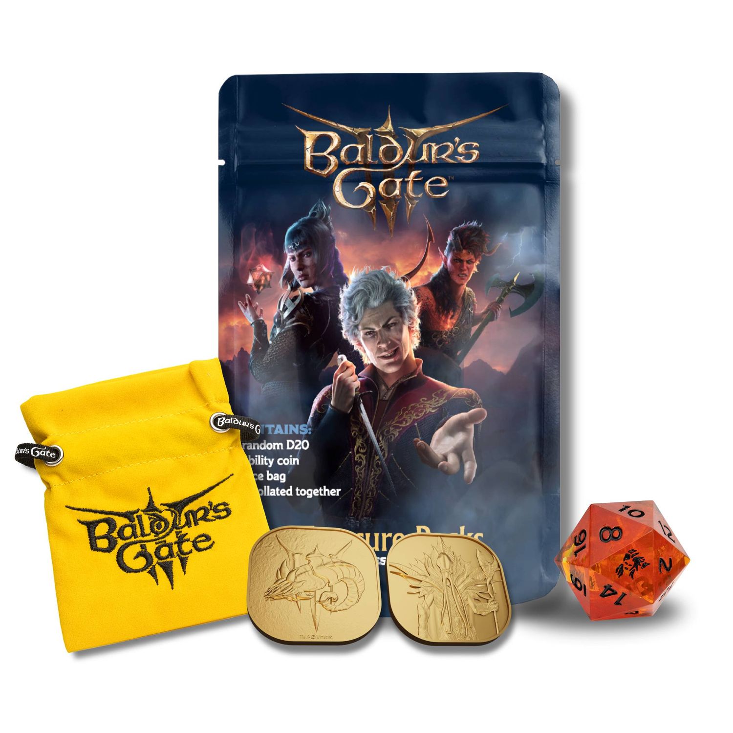 DND Baldur's Gate 3 Treasure Pack