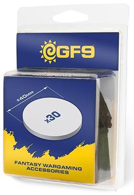 GF9 MDF Bases, Design: Round, Size: 40MM 30ct