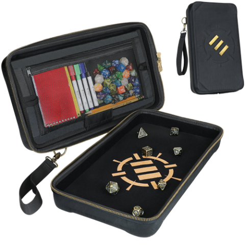 AP Enhance Dice Organizer Case &amp; XL Tray Black