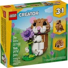 LEGO Cute Hamster with a Flower