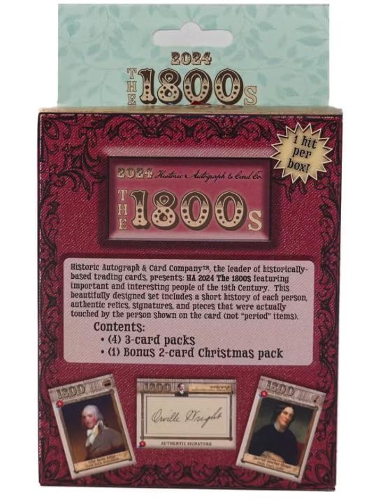 2024 Historic Autographs The 1800s