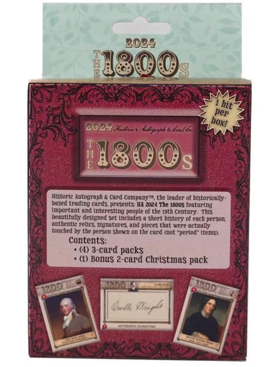 2024 Historic Autographs The 1800s