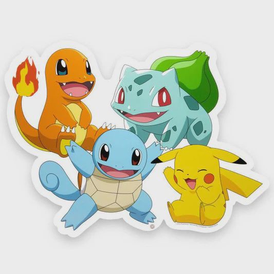 Starters Group Wall Lamp Style Neon Pokémon