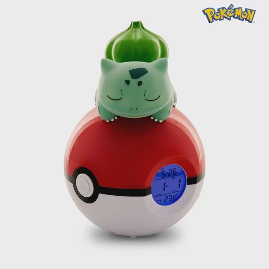 Bulbasaur Light-Up FM Alarm Clock Pokémon
