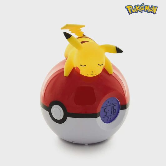 Pikachu Light-Up FM Alarm Clock Pokémon
