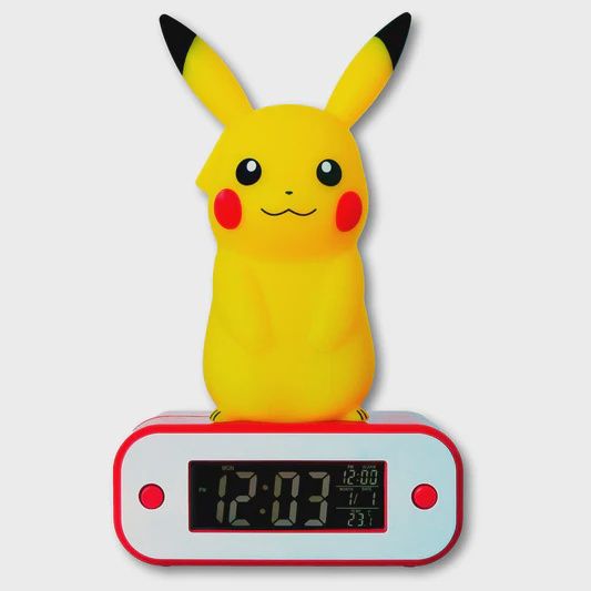Pikachu Light-Up Alarm Clock Pokémon