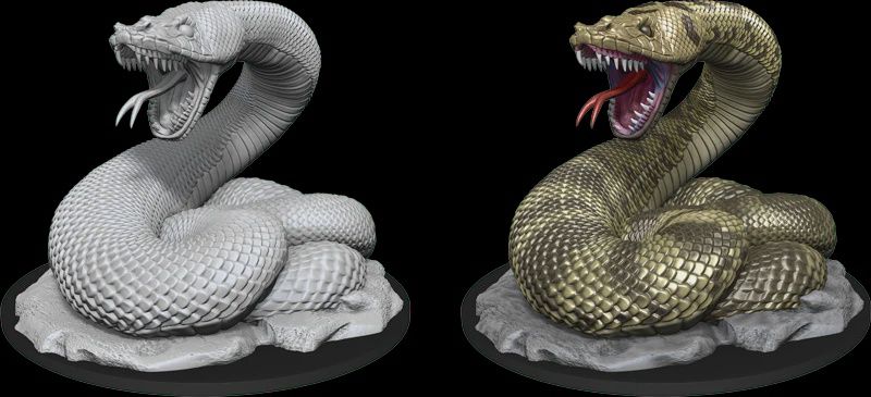 DND UNPAINTED MINIS WV13 GIANT CONSTRICTOR SNAKE