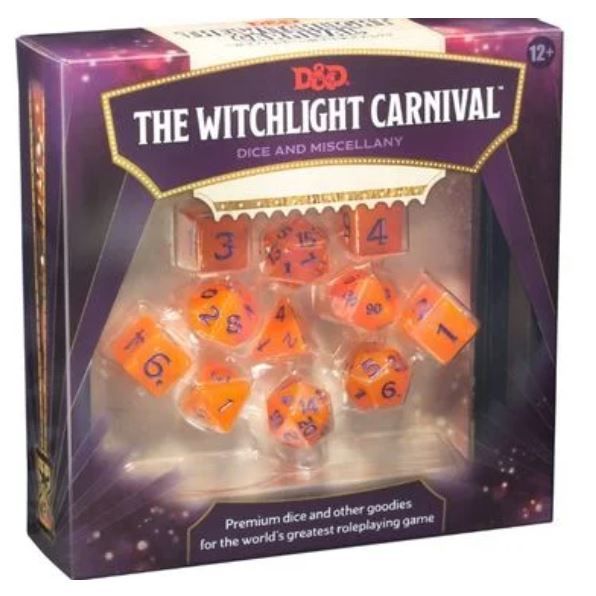 Dice: 11 pc: Dungeons &amp; Dragons: Wild Beyond the Witchlight Carnival Dice