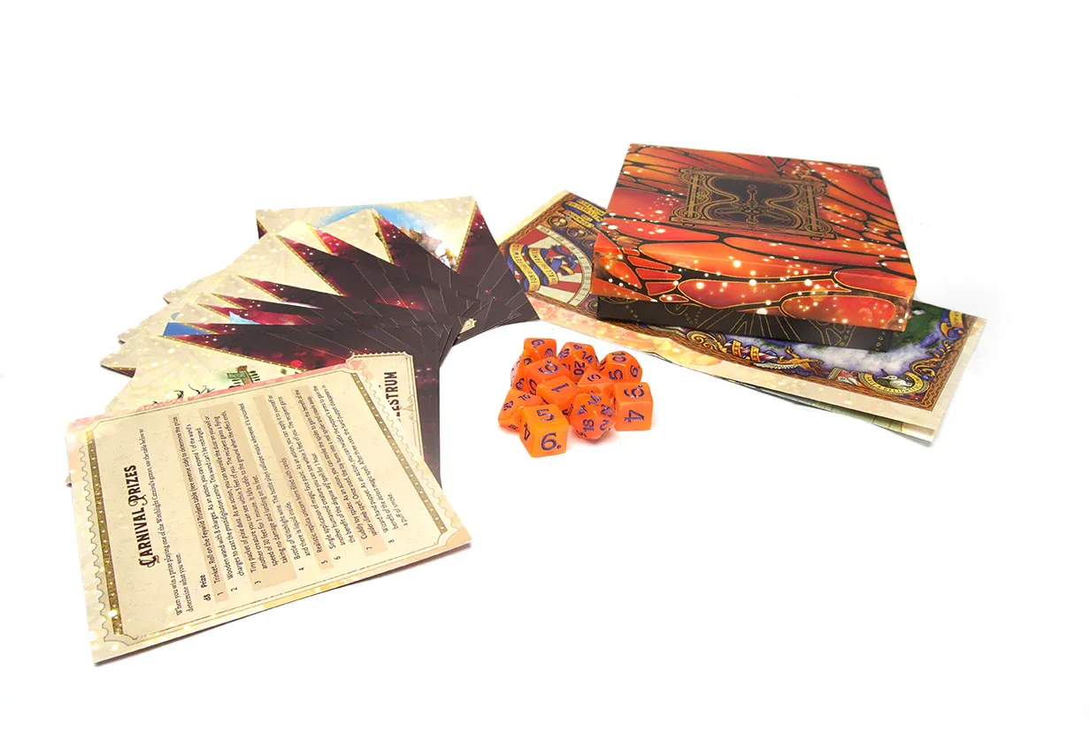 Dice: 11 pc: Dungeons &amp; Dragons: Wild Beyond the Witchlight Carnival Dice